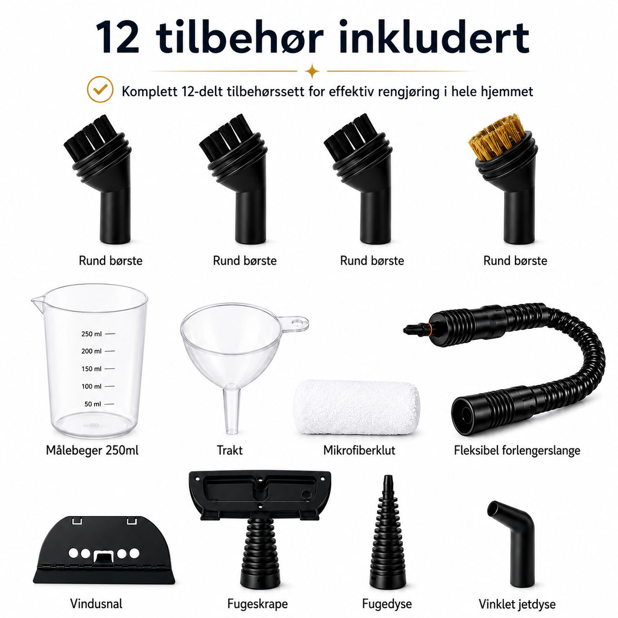 NordicSteam Pro™ - Gjør hjemmet ditt renere på null komma niks.